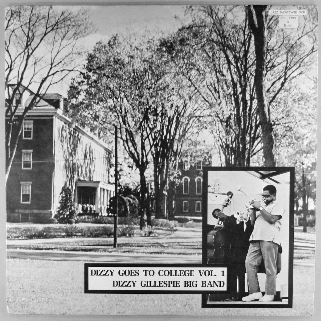 Album cover, Dizzy Goes to College