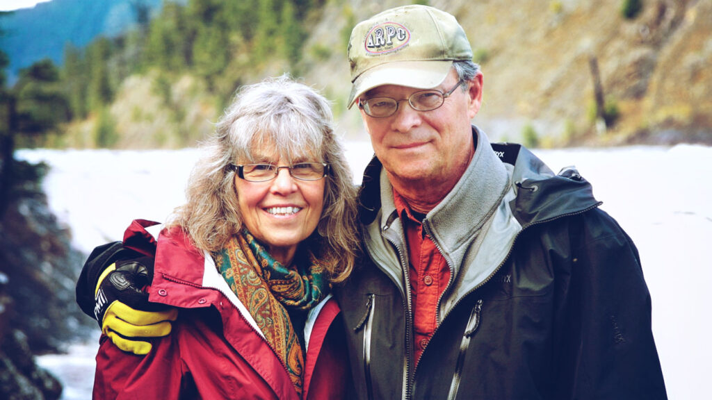 Jim and Elaine Larison at age 70