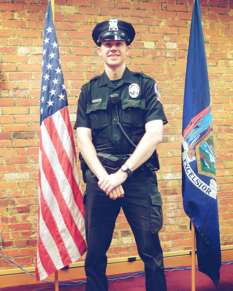 Grantz in an official Cornell University Police Department portrait