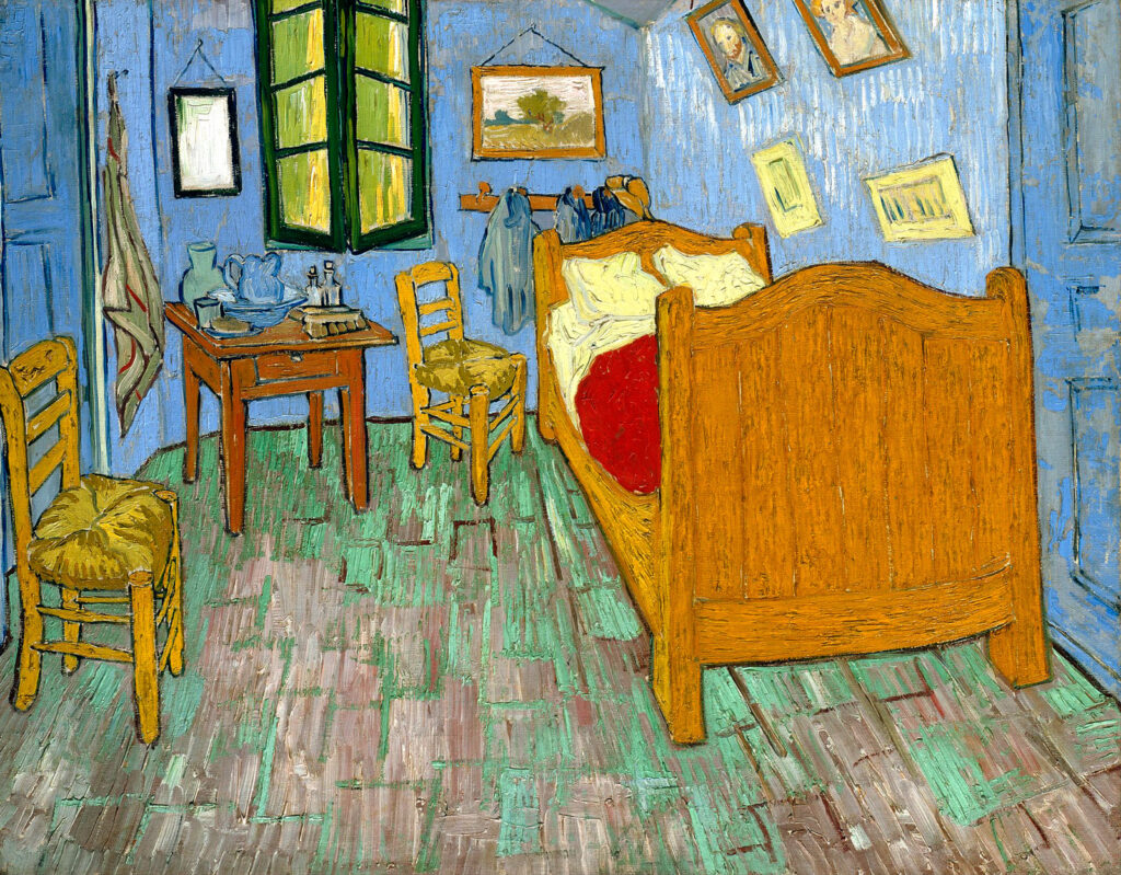 "The Bedroom" painting by van Gogh