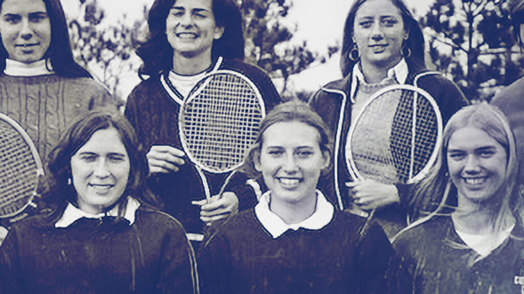 women tennis players in the 70s