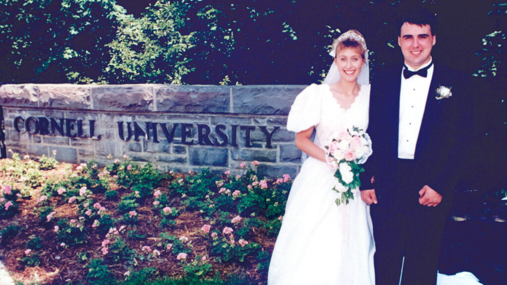 Katrina and Tom Overton, both Class of 1991, met at Cornell and married in 1994