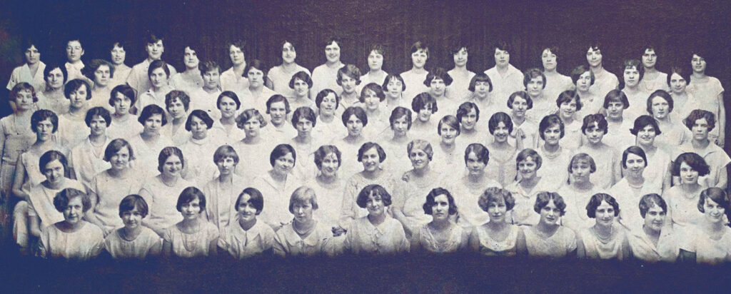 The Women's Glee Club in 1926