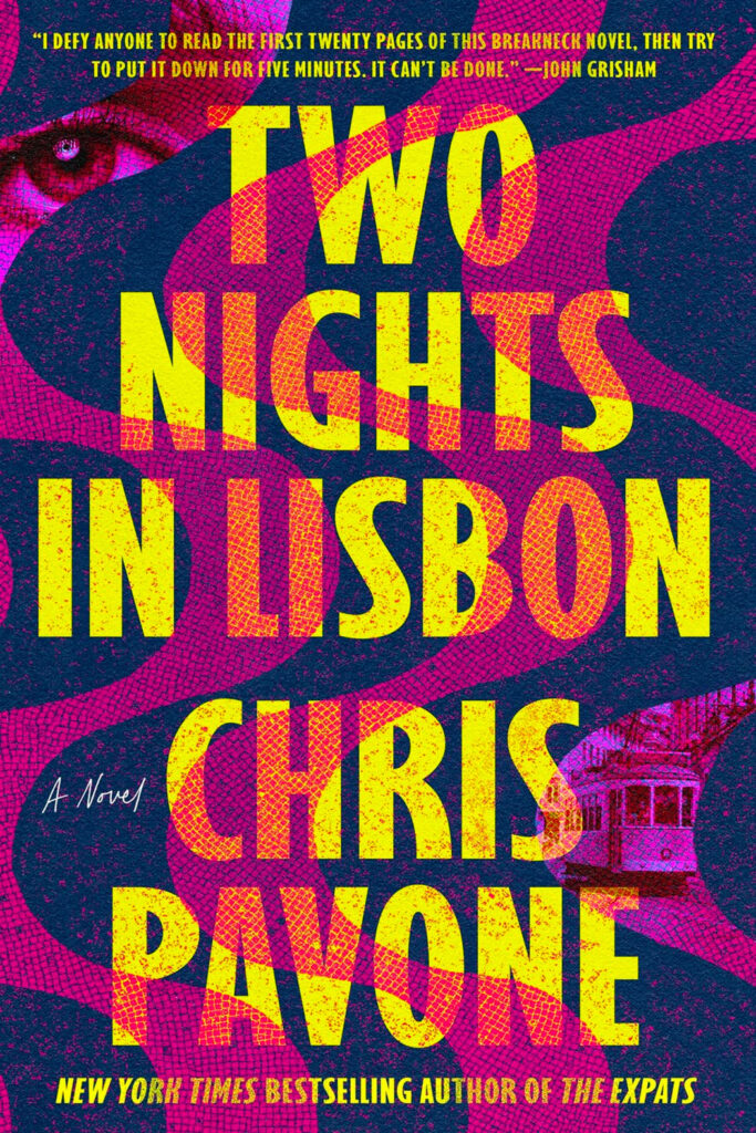 the cover of 'two nights in lisbon'