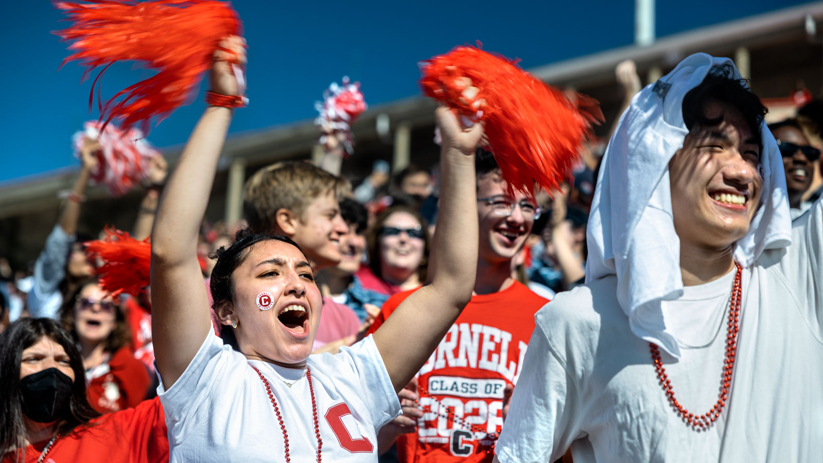 An energized crowd at Schoellkopf