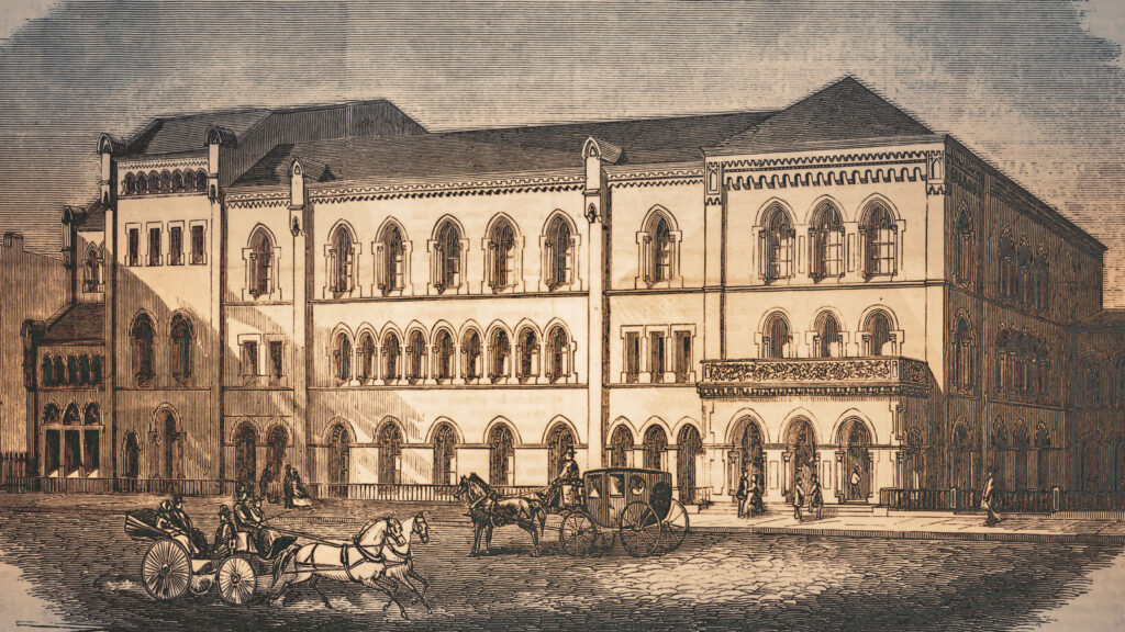 An illustration of the Brooklyn Academy of Music
