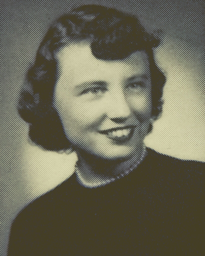 Joanne Wilson Wietgrefe ’54 in the Cornellian yearbook
