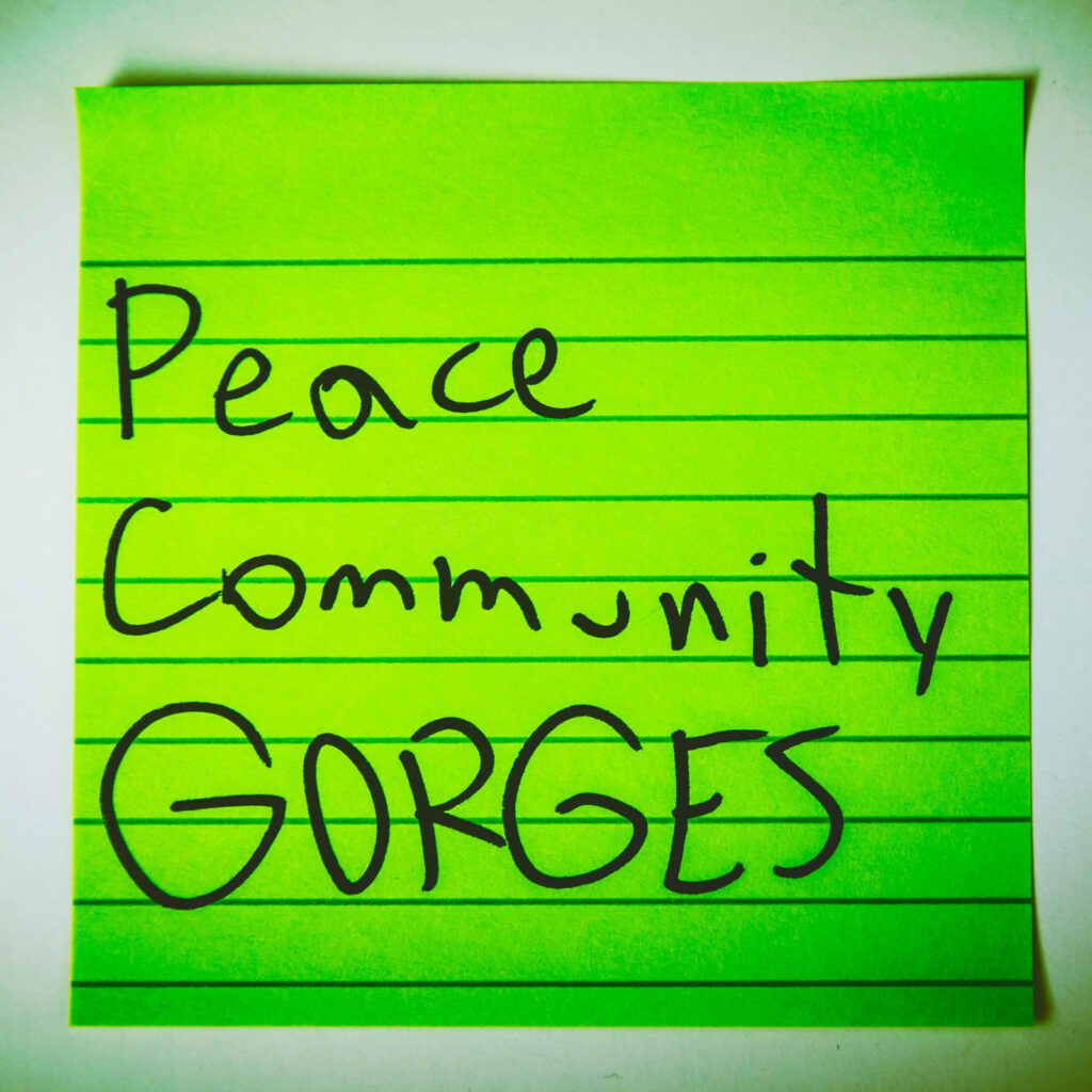 Peace community gorges