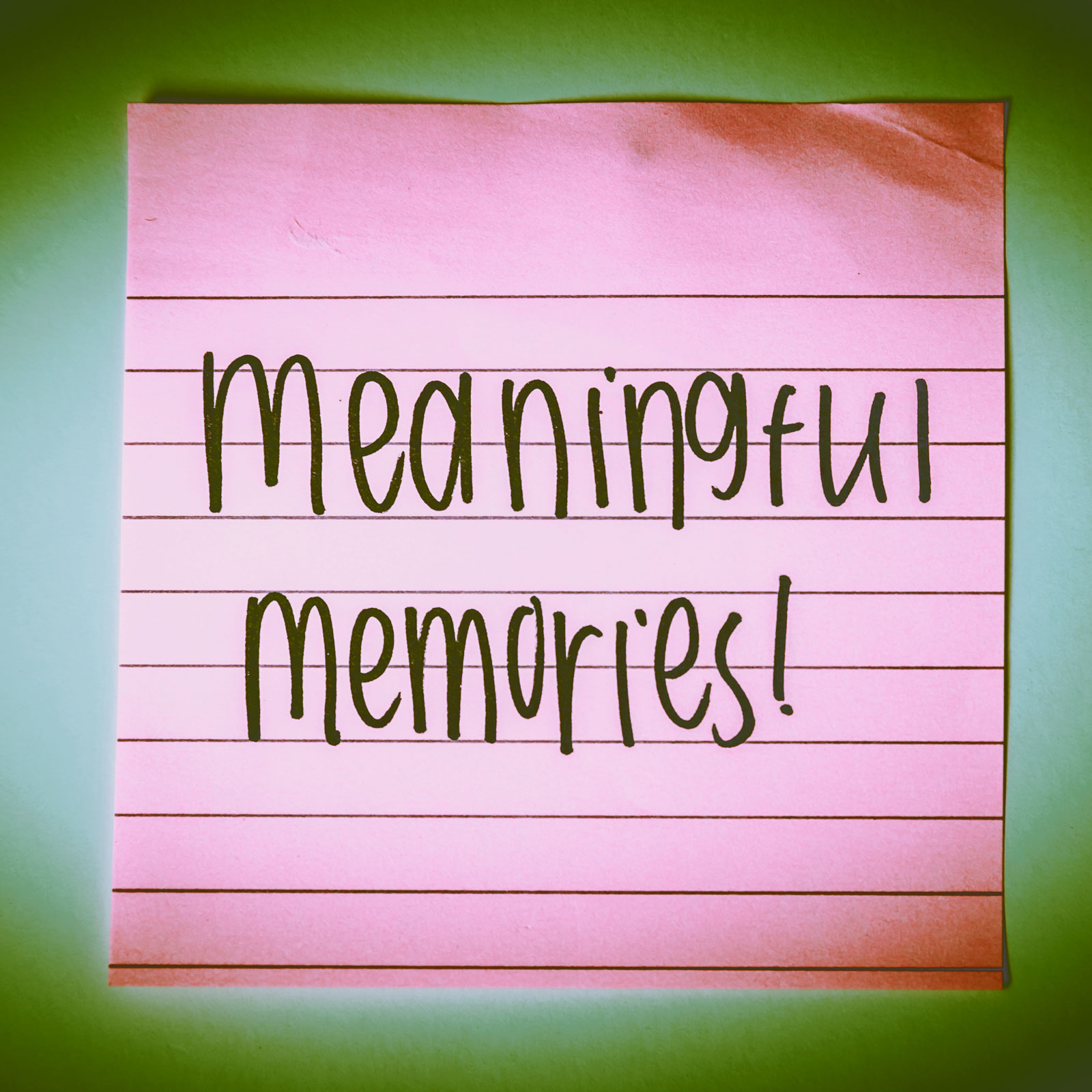 Meanginful memories