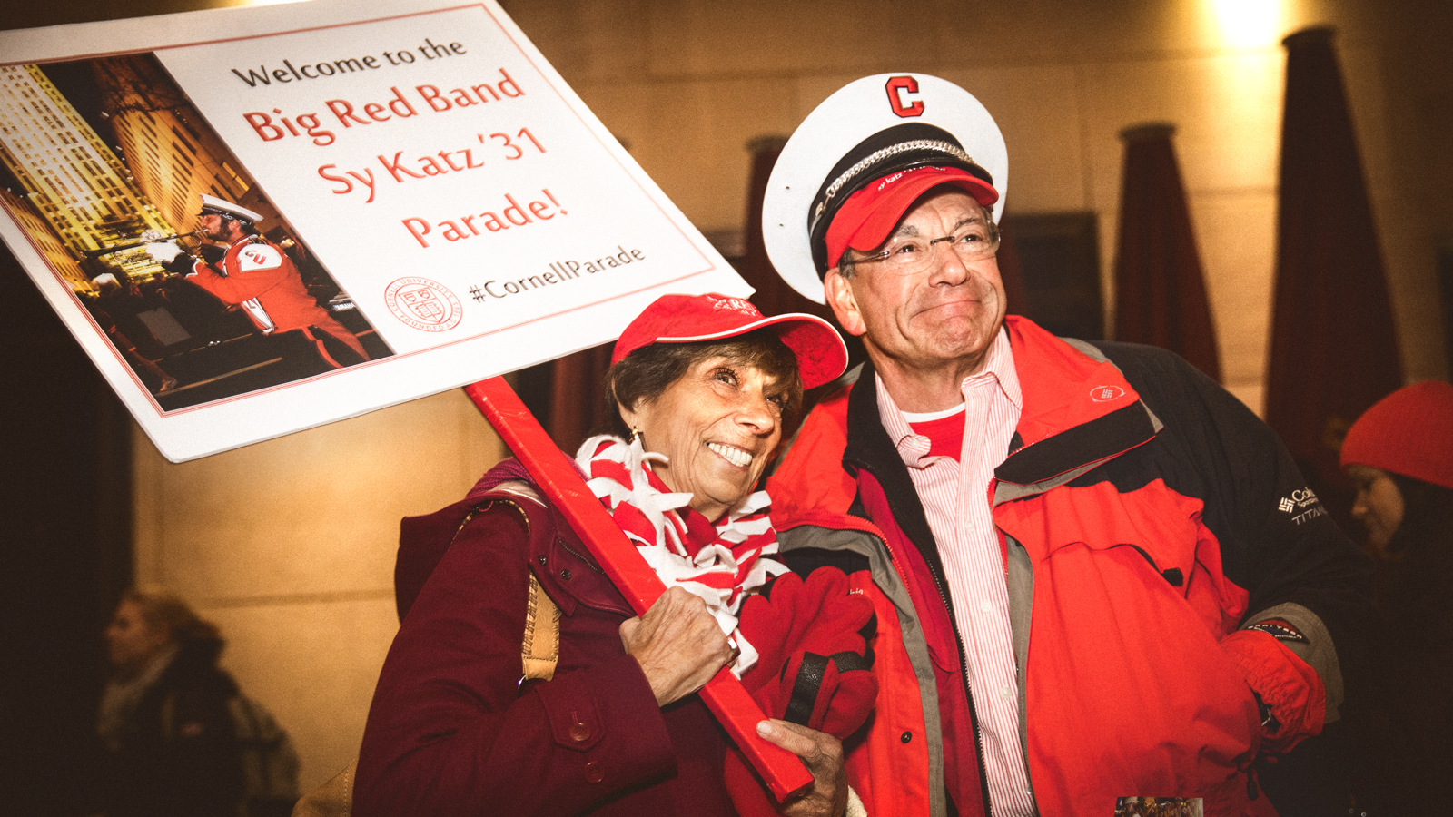 Cornell fans gather in New York City for the Sy Katz Parade