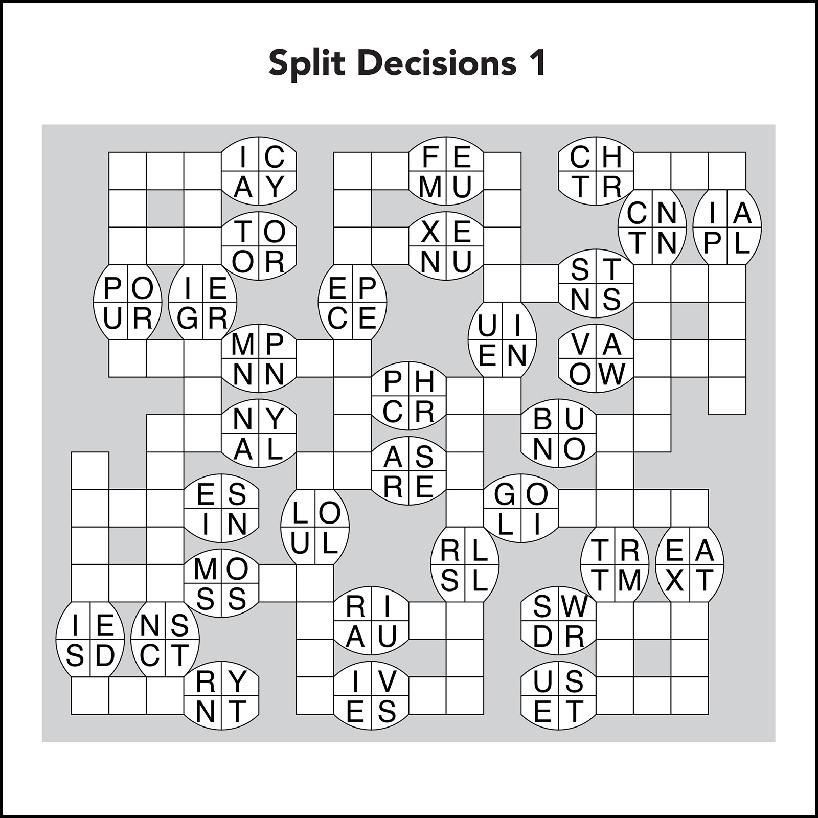A split decisions puzzle