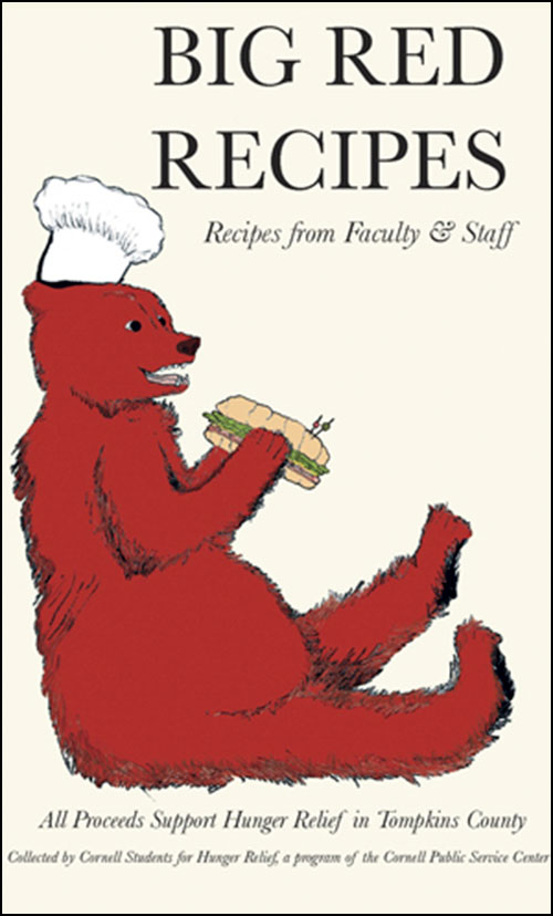 the cover of "Big Red Recipes"
