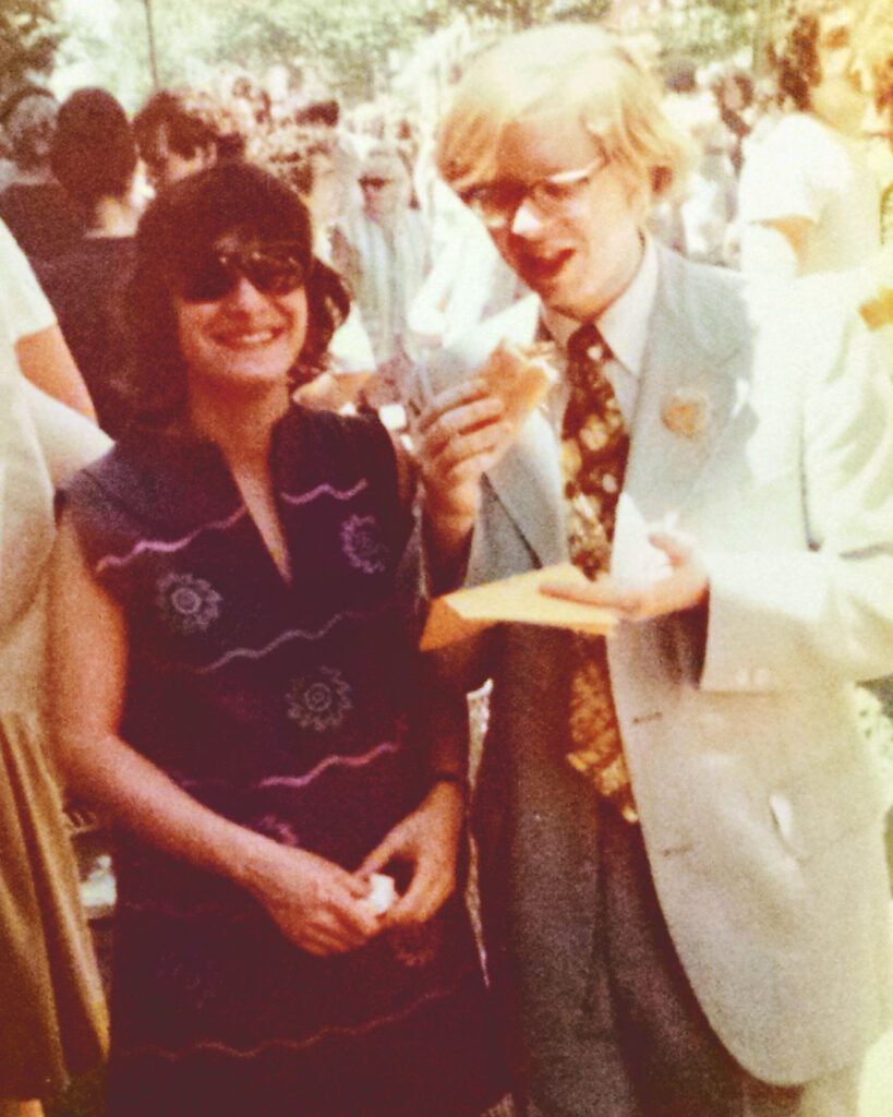 Assemblyman Richard Gottfried and his wife, Louise, at a block party in the 1970s
