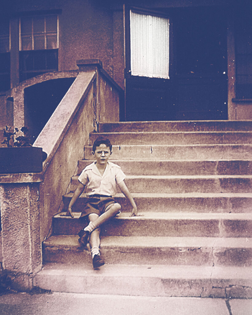 Kramnick at the Sharon Sanitorium in 1943, where he was treated after developing rheumatic fever