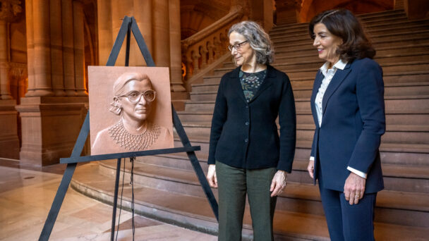 Ruth Bader Ginsburg ’54 Honored with Sculpture in NY State Capitol