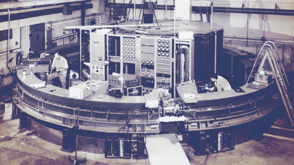 The second electron synchrotron built in Newman Lab
