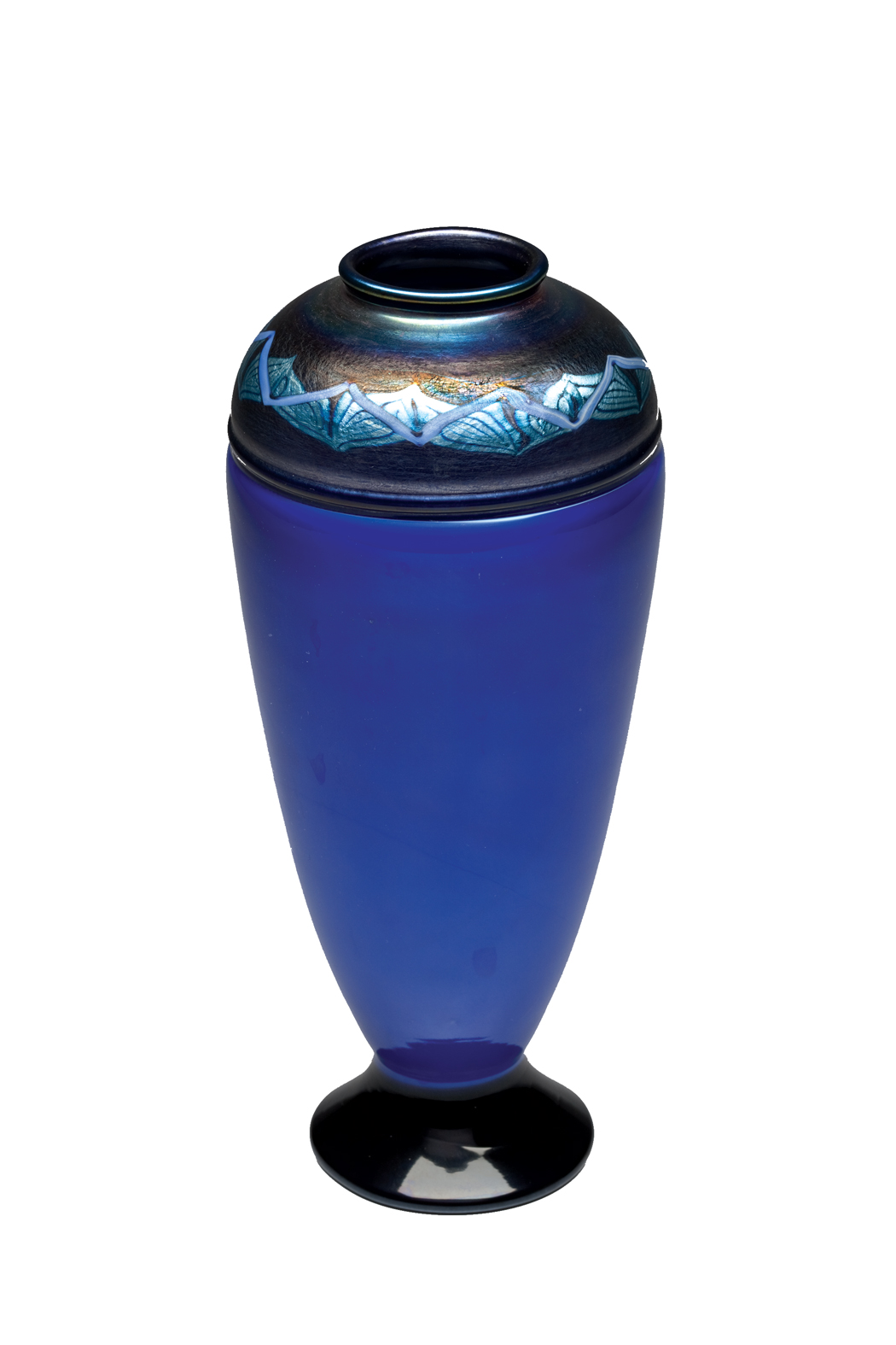 A circa-1921 glass vase by Louis Comfort Tiffany.