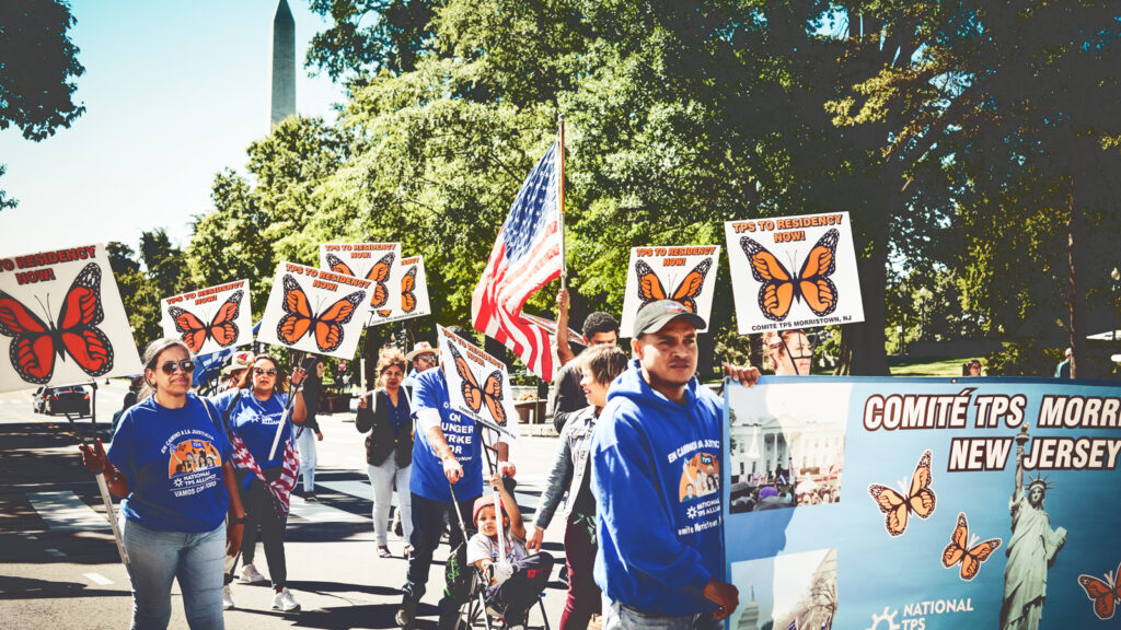 Temporary Protected Status workers protest in Washington, D.C.