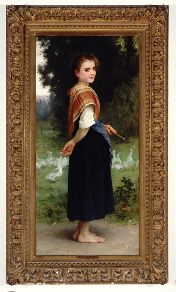 William-Adolphe Bouguereau’s The Goose Girl painting