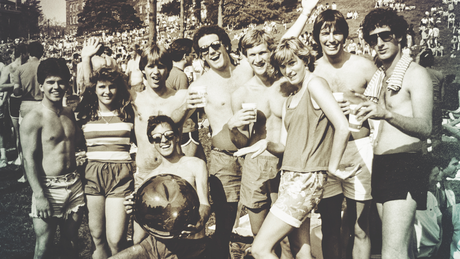 Revelers on the Slope, early 1980s