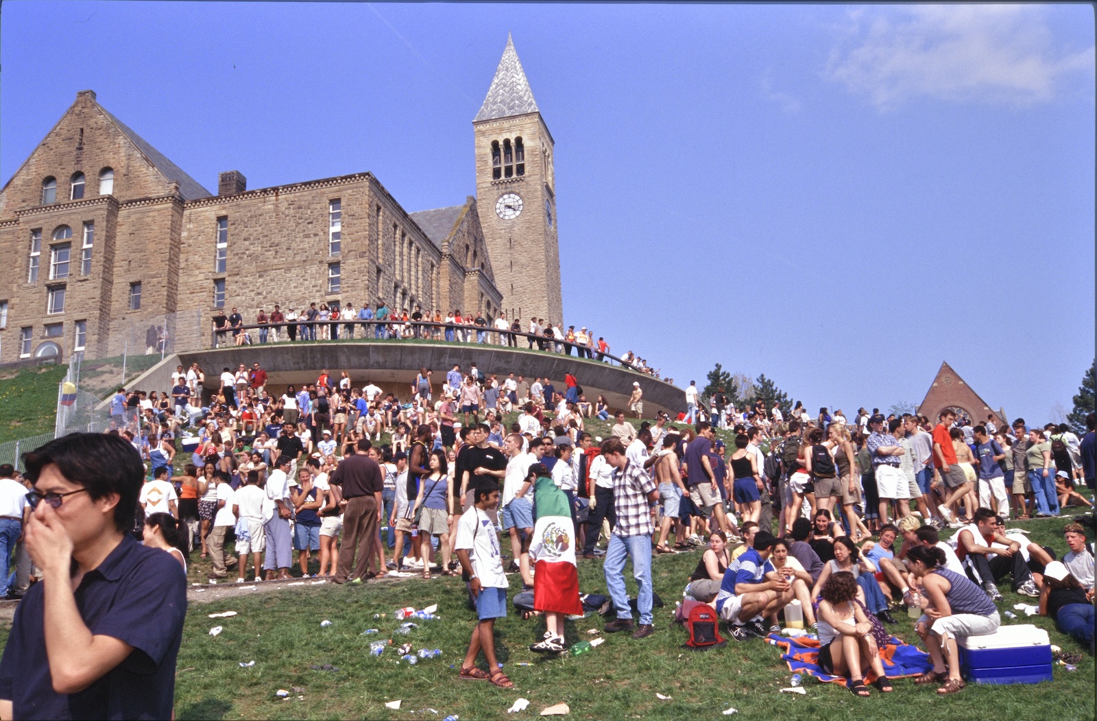 Party scene on the Slope, early 2000s.