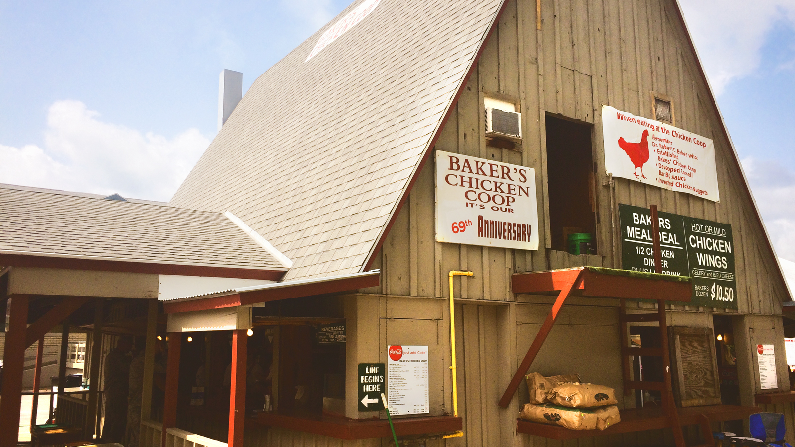 Baker’s Chicken Coop at the New York State Fair—a popular destination for decades