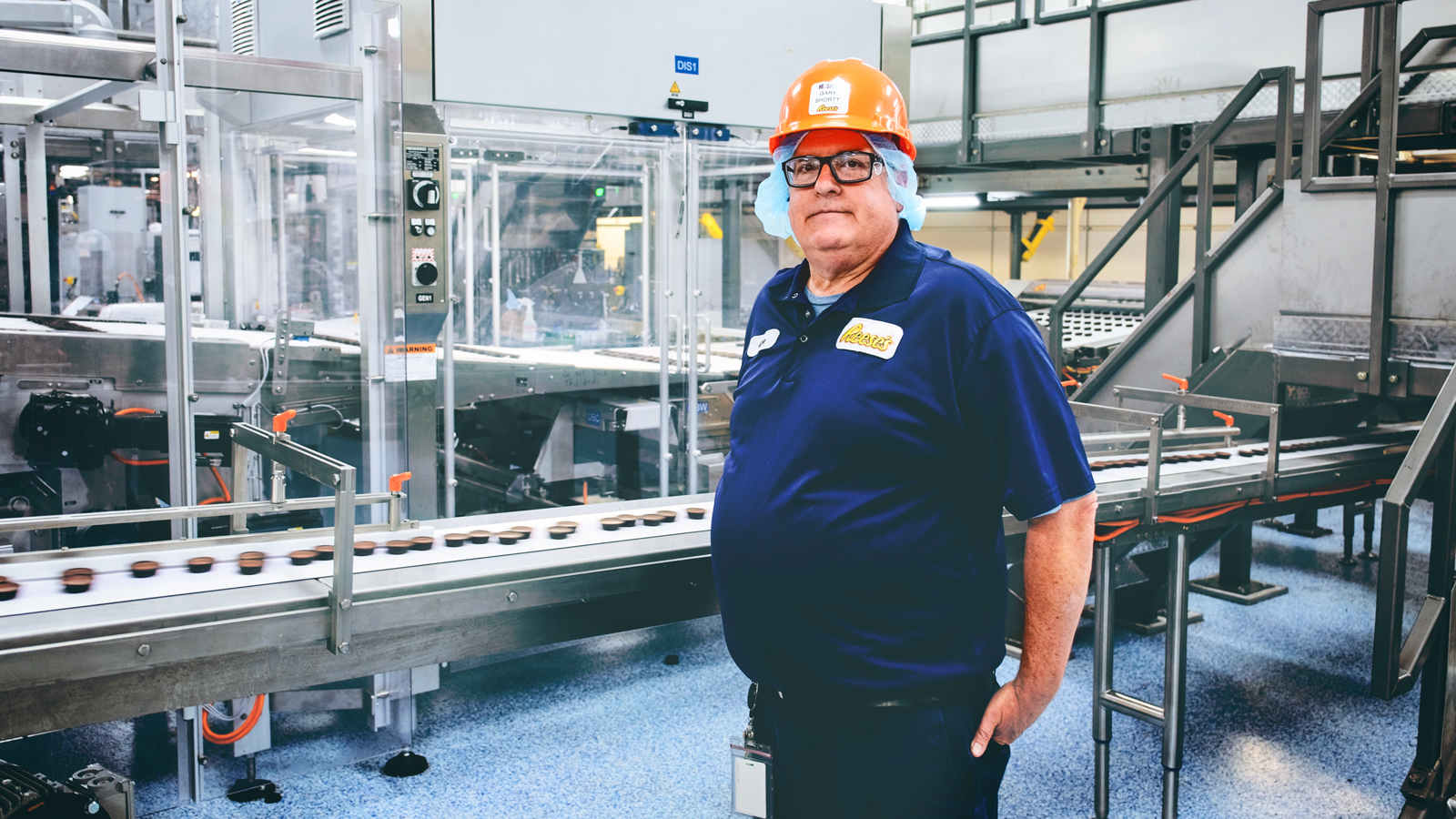 Gary Shortt ’86, plant manager for the Reese’s factory in Hershey, PA