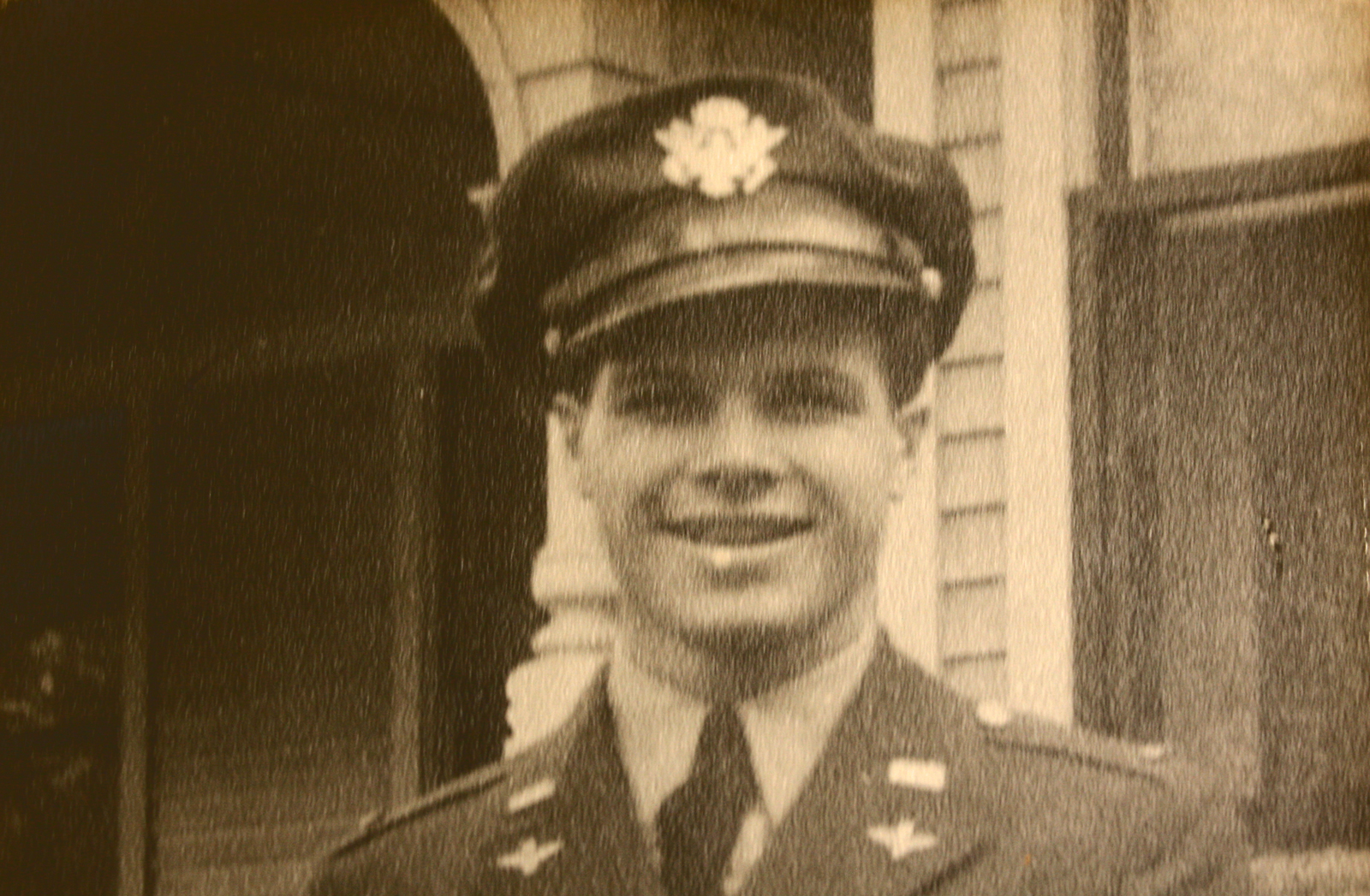 A portrait of a World War 2 airman.
