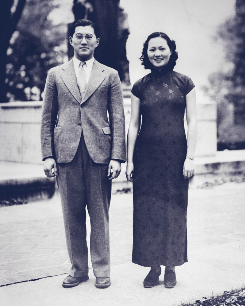 Two Chinese students at Cornell University in 1940.