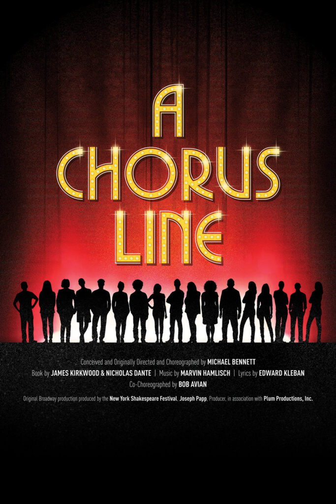 A poster for the play A Chorus Line