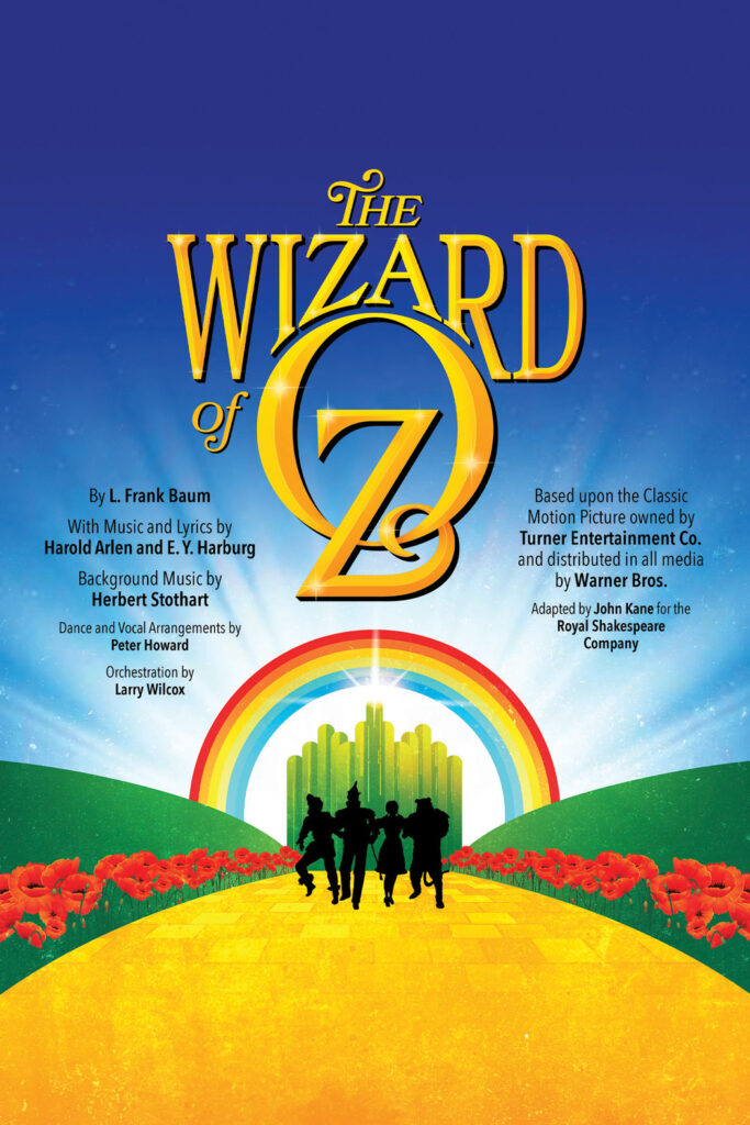 A poster for the Wizard of Oz stage production