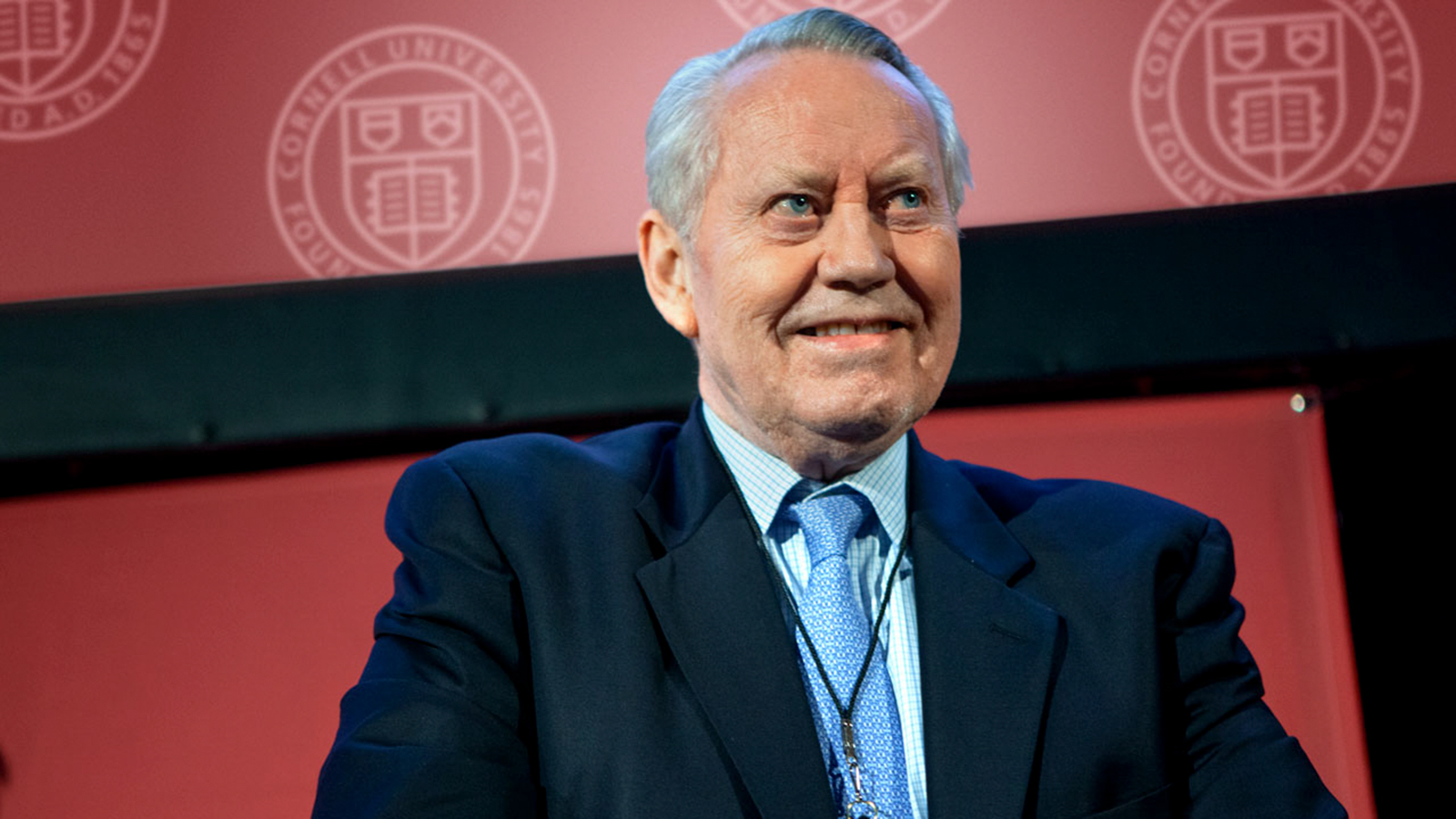 Chuck Feeney received the Icon of the Industry Award from Cornell’s then-School of Hotel Administration in 2010
