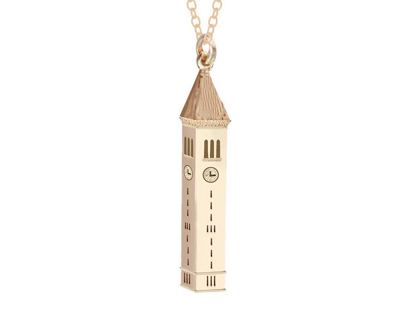 product image of McGraw Tower necklace on chain
