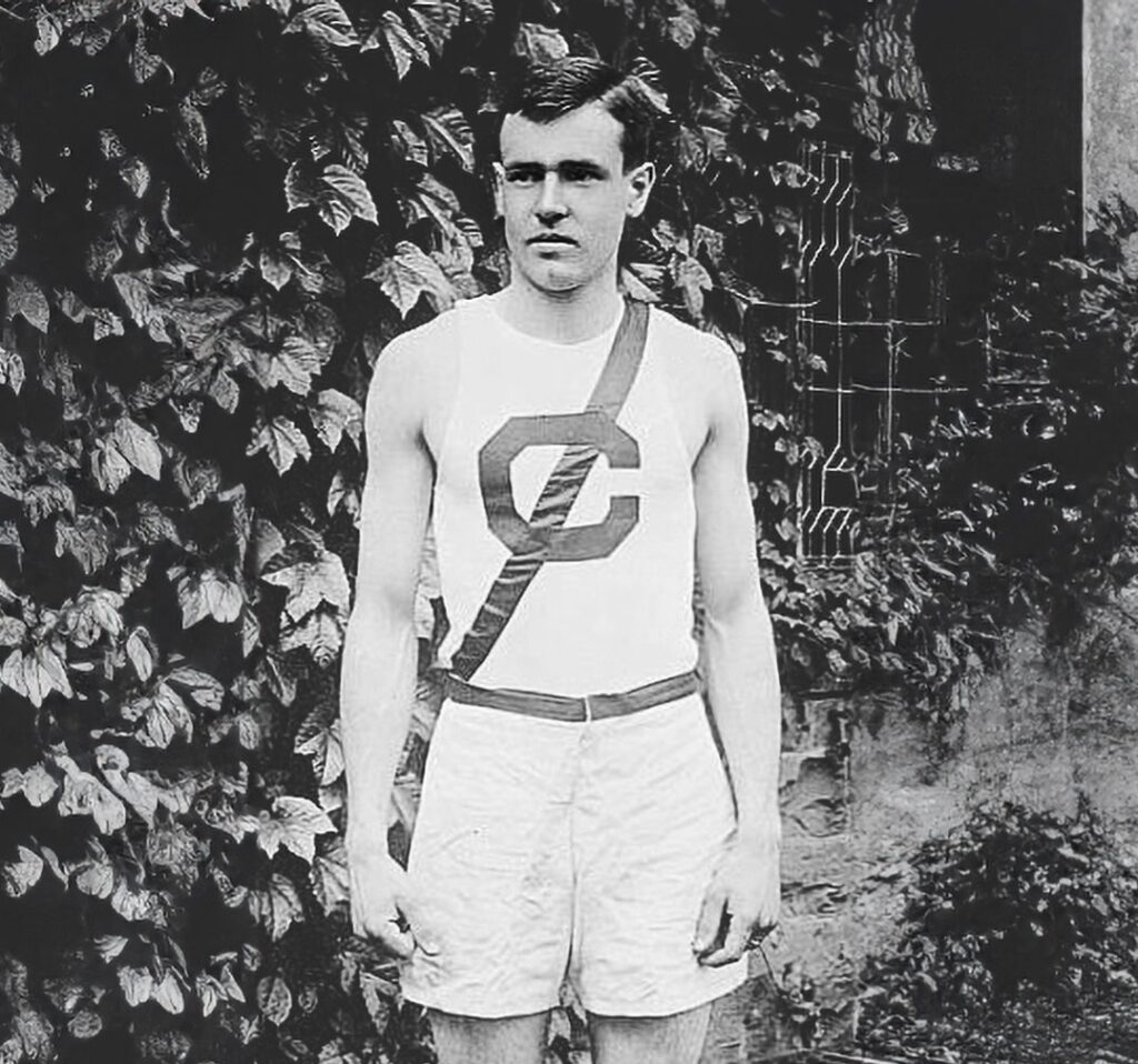Olympian John Paul Jones in his Cornell uniform