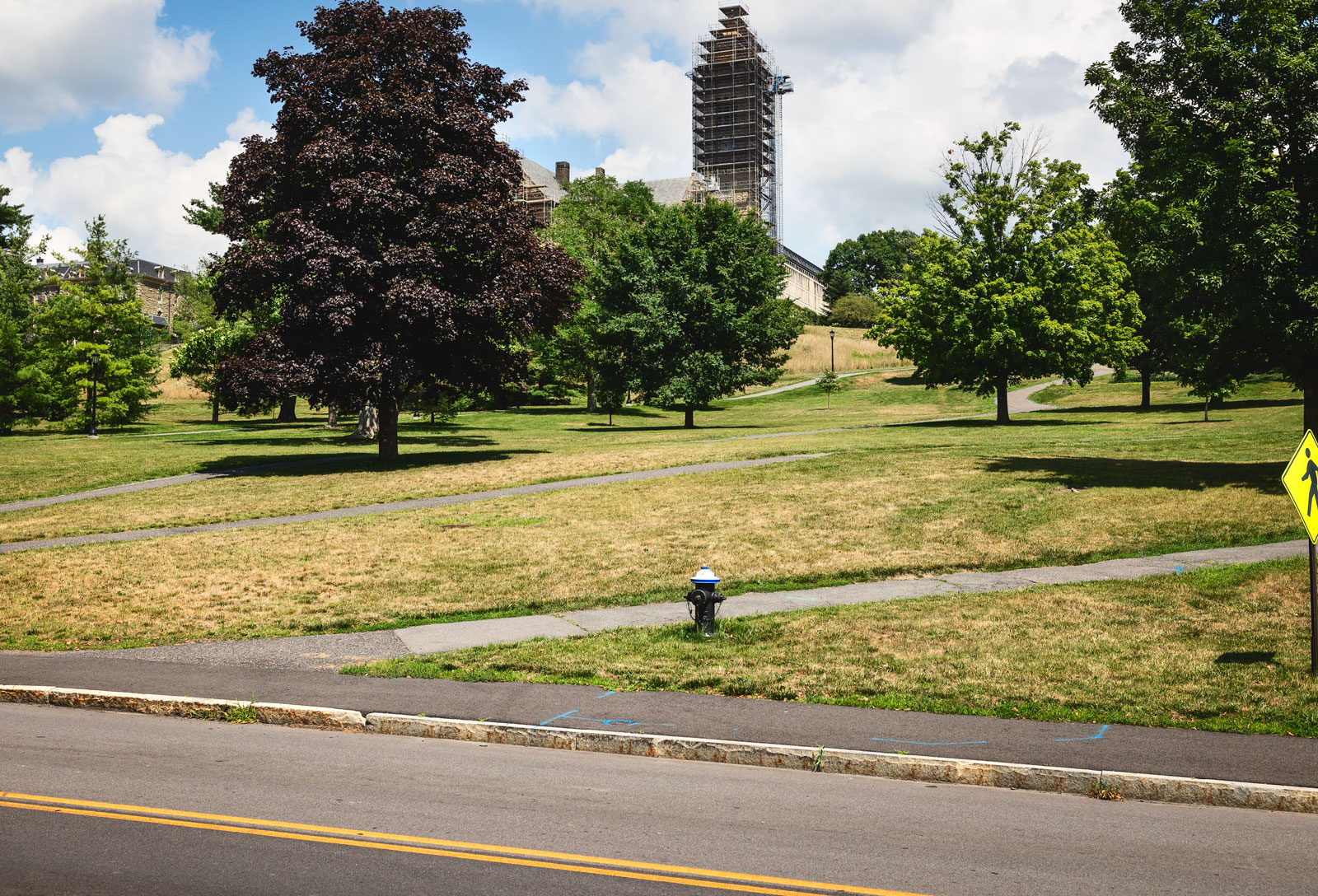 Current view from the bottom of Libe Slope