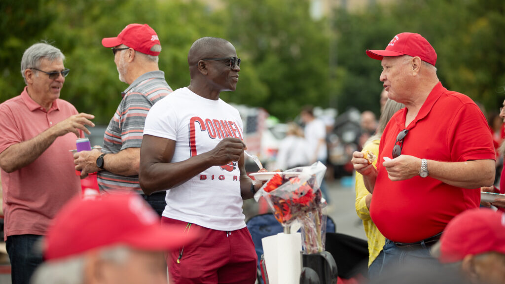 Cornellians enjoy a tailgate party during Homecoming 2024