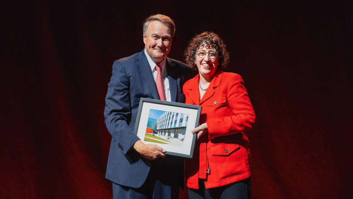 President Emerita Honored With ‘Pollack Plaza’