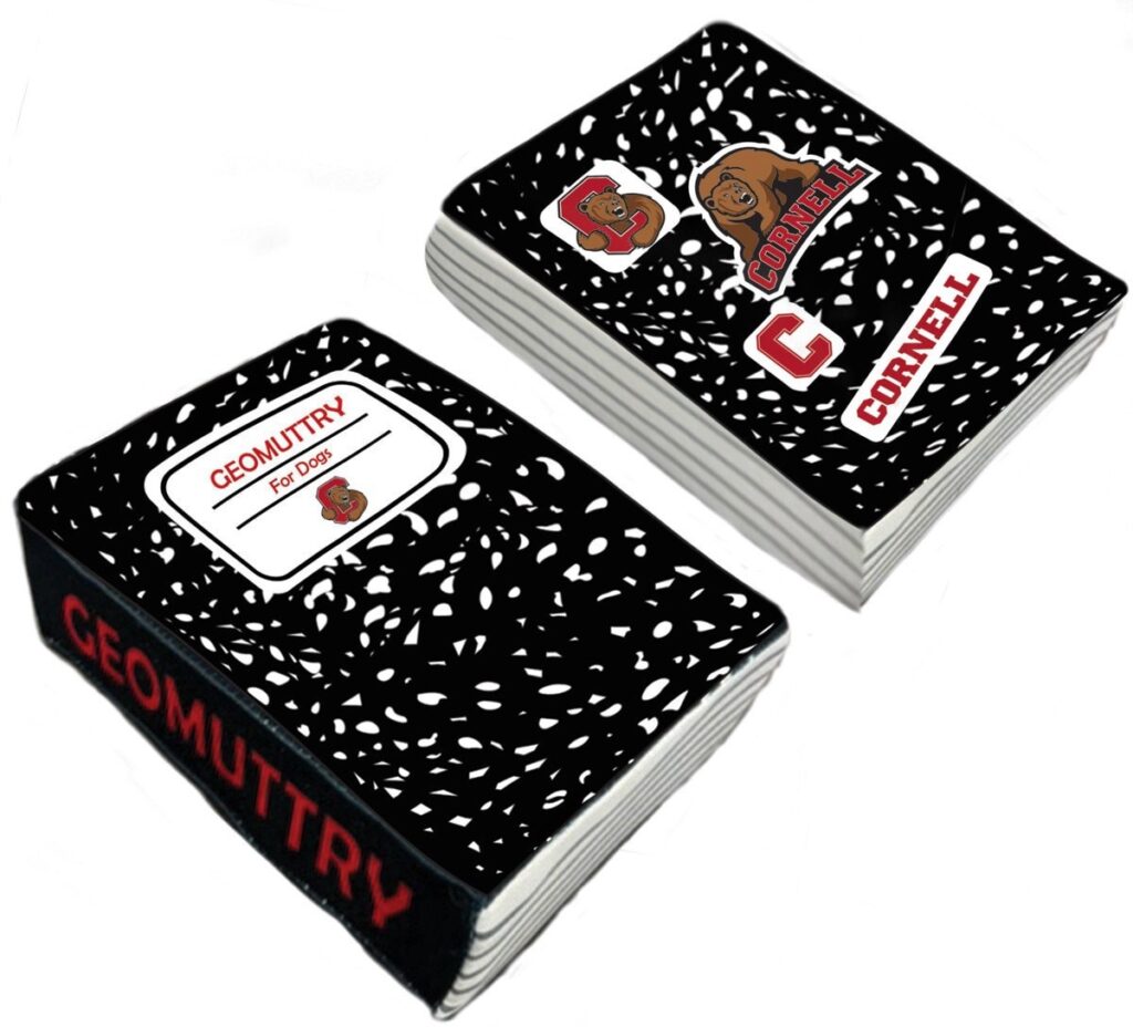 Cornell Store gift guide item: "Cornell" notebook dog toy