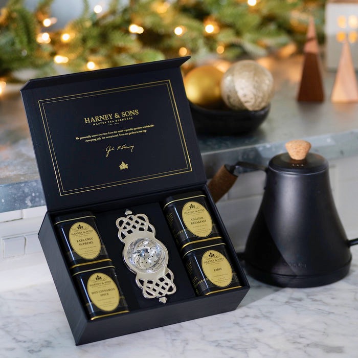 Holiday marketplace Harney and Sons tea chest gift box image