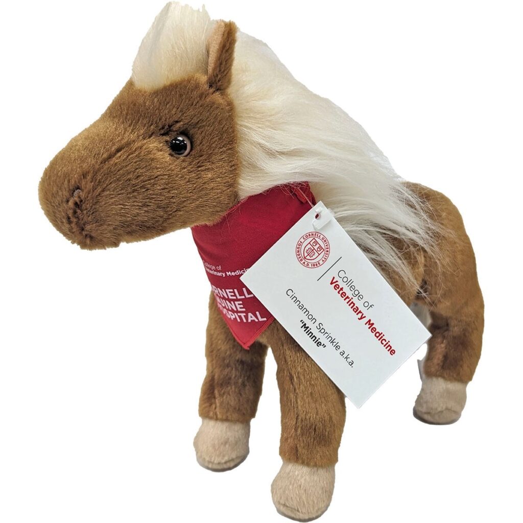 Cornell Store gift guide item: plush Minnie the miniature horse
