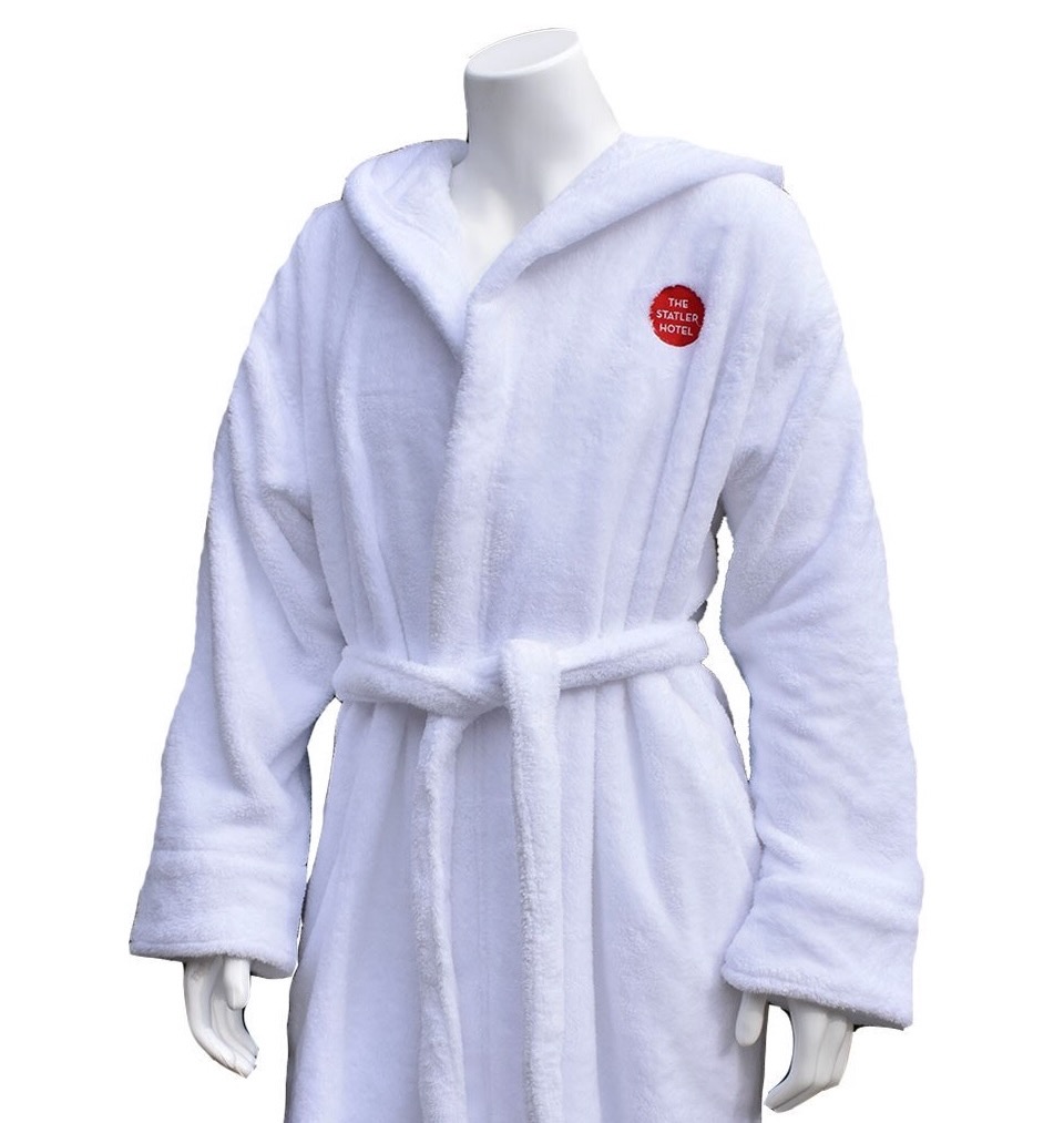 Cornell Store gift guide item: "The Statler Hotel" bathrobe