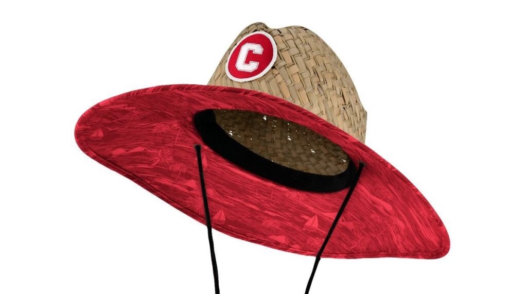 Cornell Store gift guide item: "C" woven straw hat