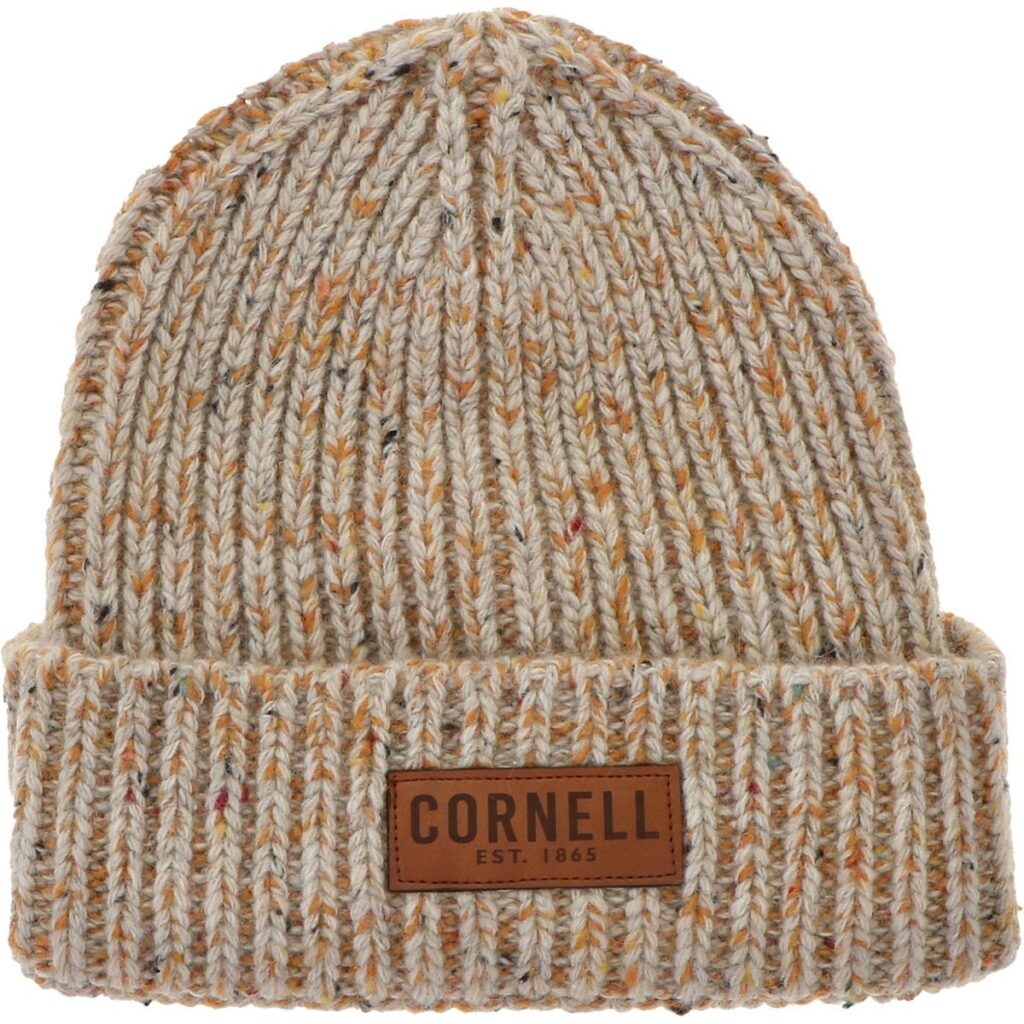 Cornell Store gift guide item: marled "Cornell" beanie