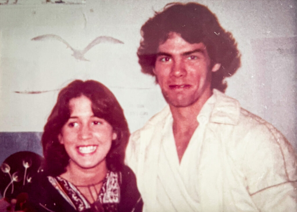 Beth Dessen Duffy ’82 and Dan Duffy ’82 during their freshman year on the Hill in 1978.