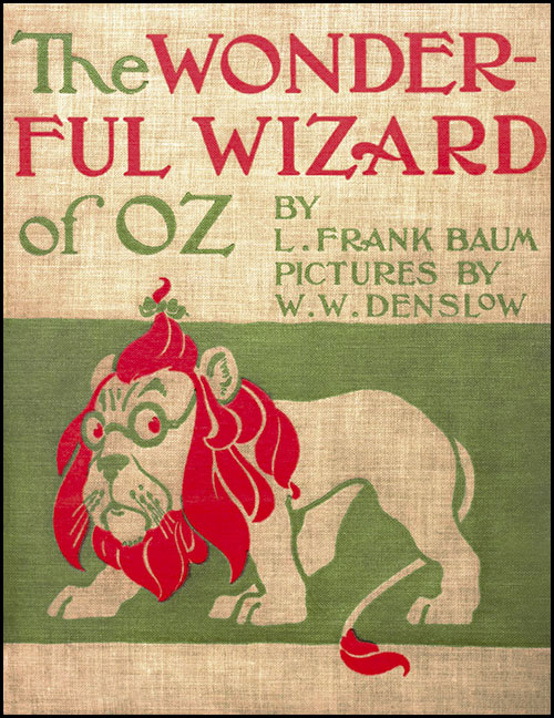 The cover of the first edition of The Wonderful Wizard of Oz