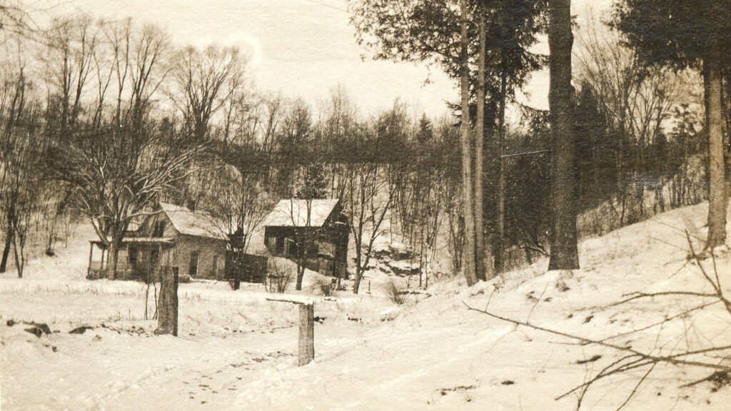 "The Nook," the cottage where Ezra and his family lived