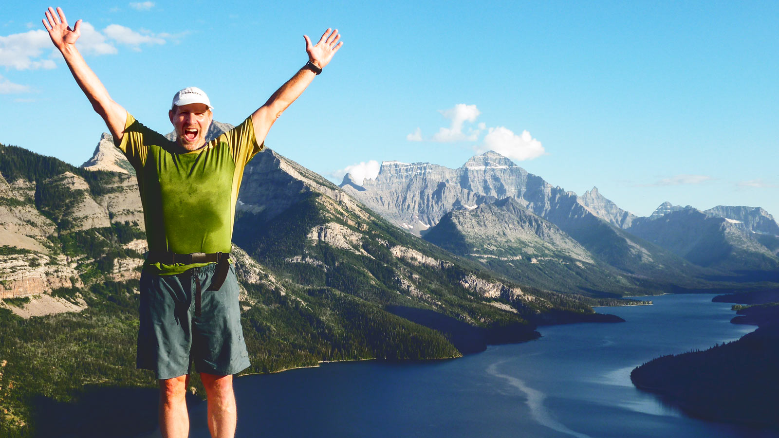 Gary Tabor on a mountain top.