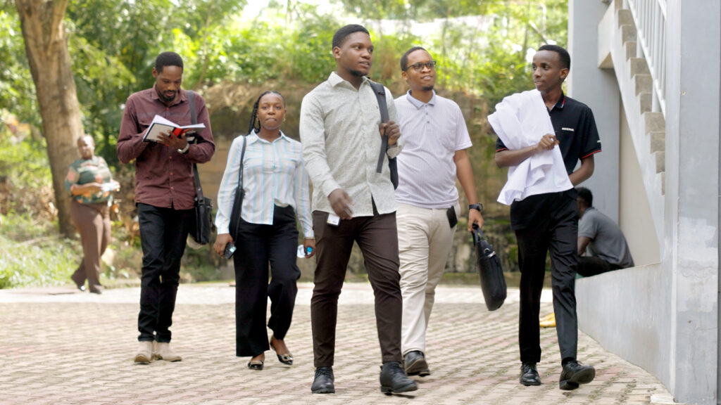 A group of students at Weill Bugando School of Medicine