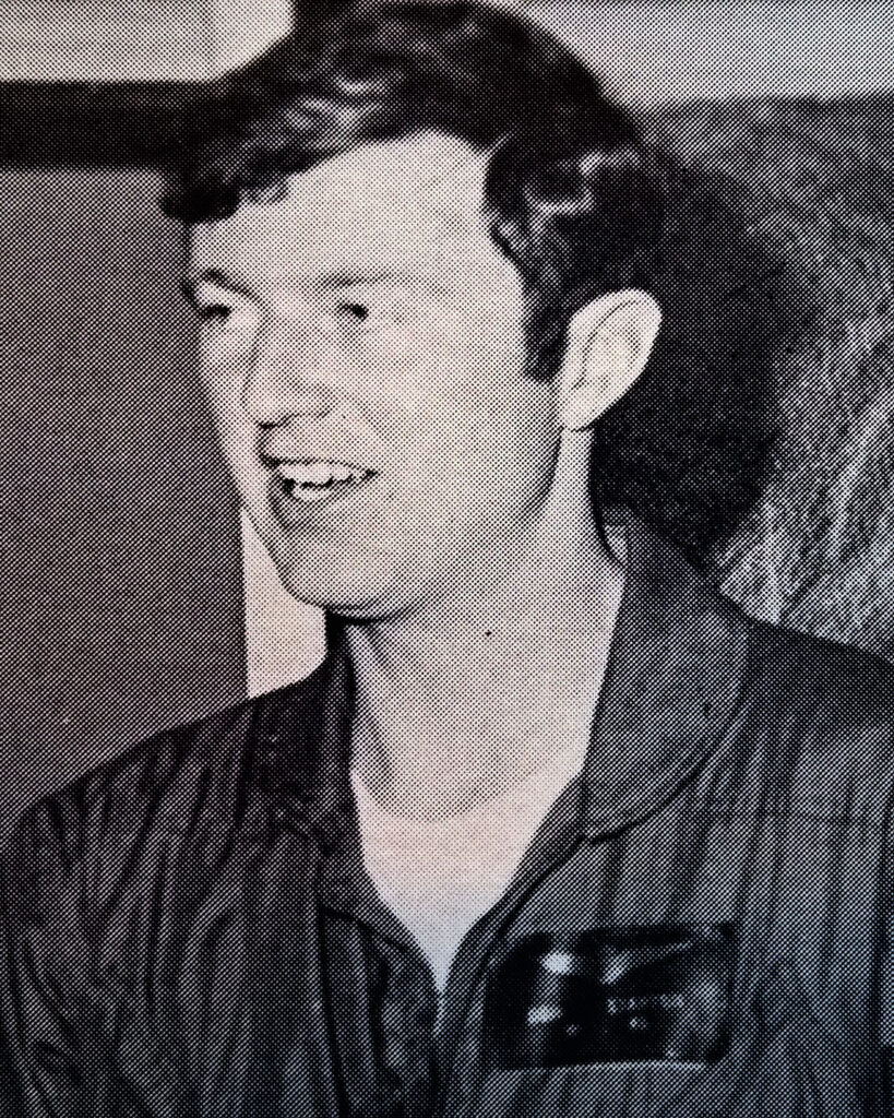 Lt. Don Stanton as a patrol plane pilot in 1977