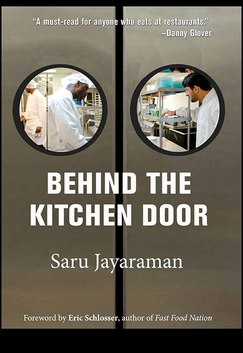 The cover of "Behind the Kitchen Door"